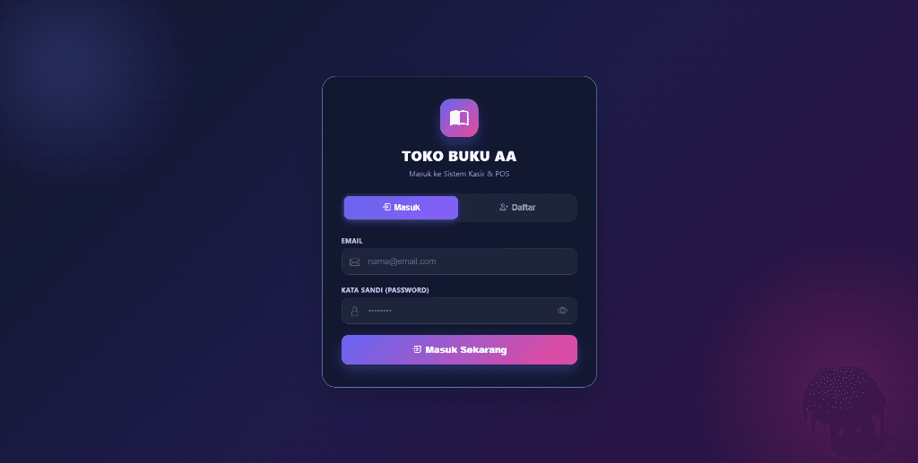 Halaman Login & Autentikasi